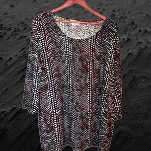 NWOT, Rebecca Malone Woman's Blouse, Size 1X